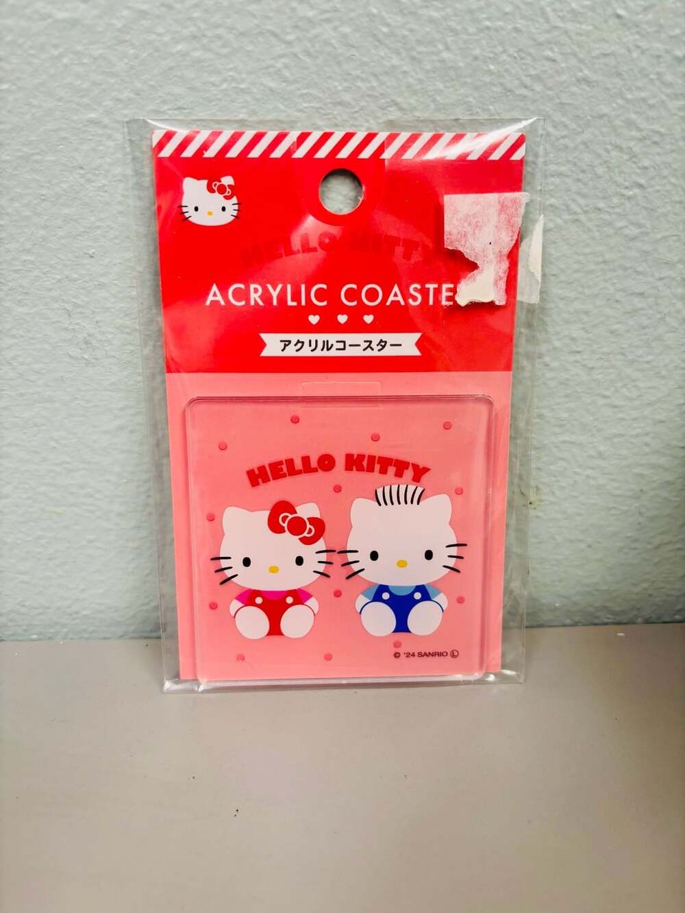 Hello Kitty NWT Acrylic Coaster